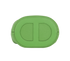 Loop 18 In Clemence Vert Yucca, top view